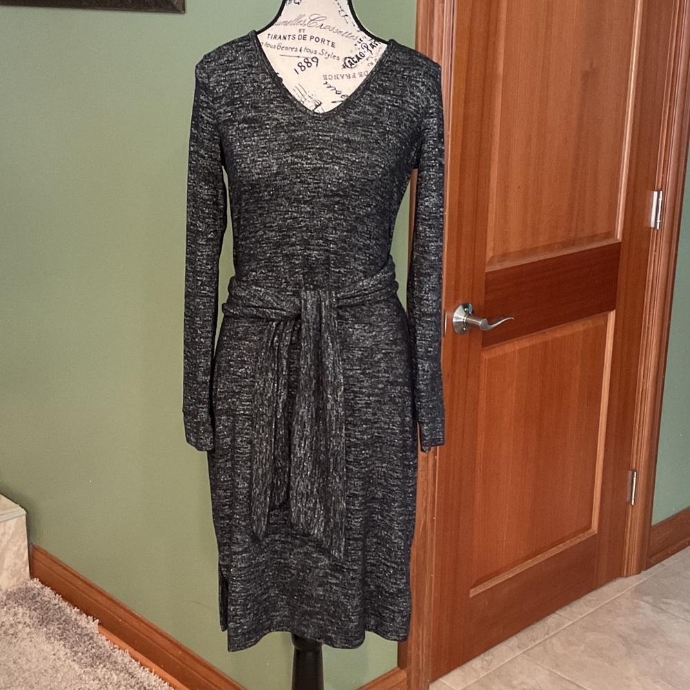 GAP Charcoal Long-Sleeve Maternity Dress, Sz XS